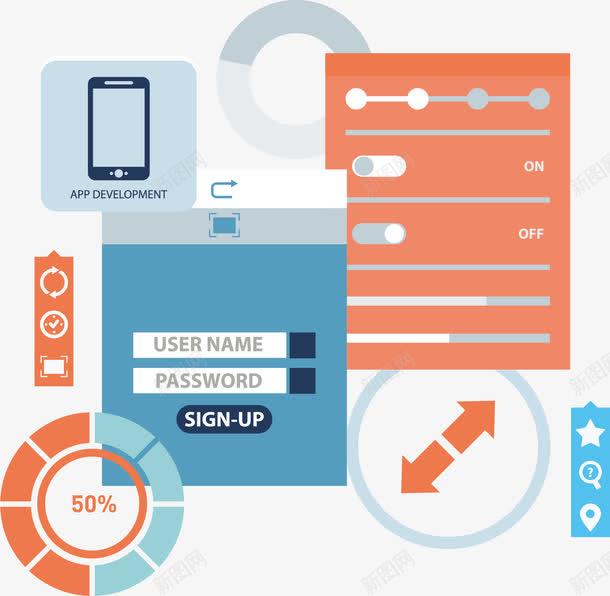 移動端產品報告矢量圖 一站式免費下載資源全解析
